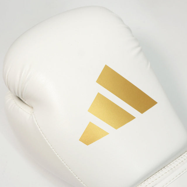 Guantes de boxeo Adidas Speed 50 – Blanco/Oro