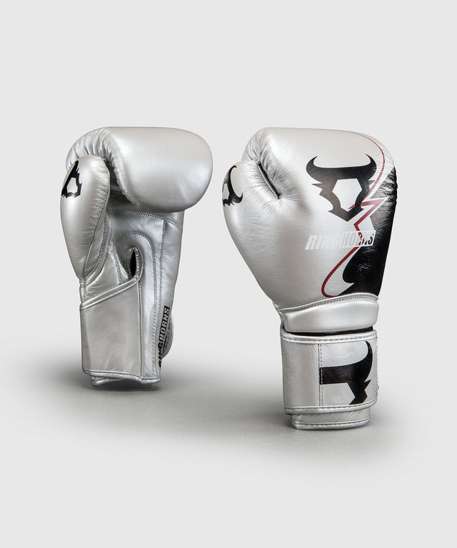 Guantes de boxeo Ringhorns Charger by Venum – Plata/Negro