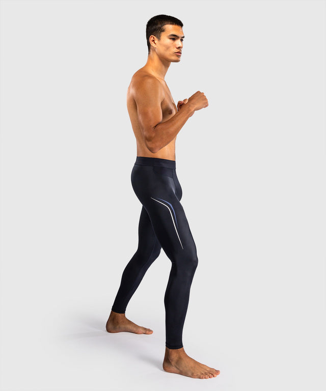 Shorts de compression Venum G-Core – Bleu marine/Blanc