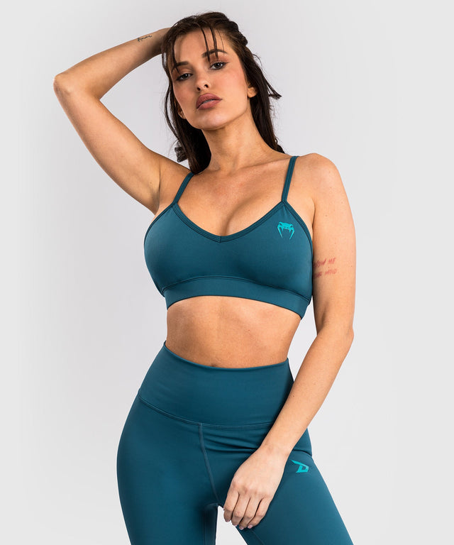 Venum x Demi Sport-BH Damen – Azurblau