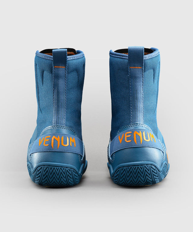Venum Boksschoenen Elite Neo - Staalblauw/Oranje