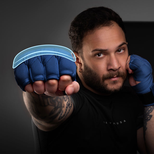 Hayabusa Handwraps Knuckle Guard – Blau