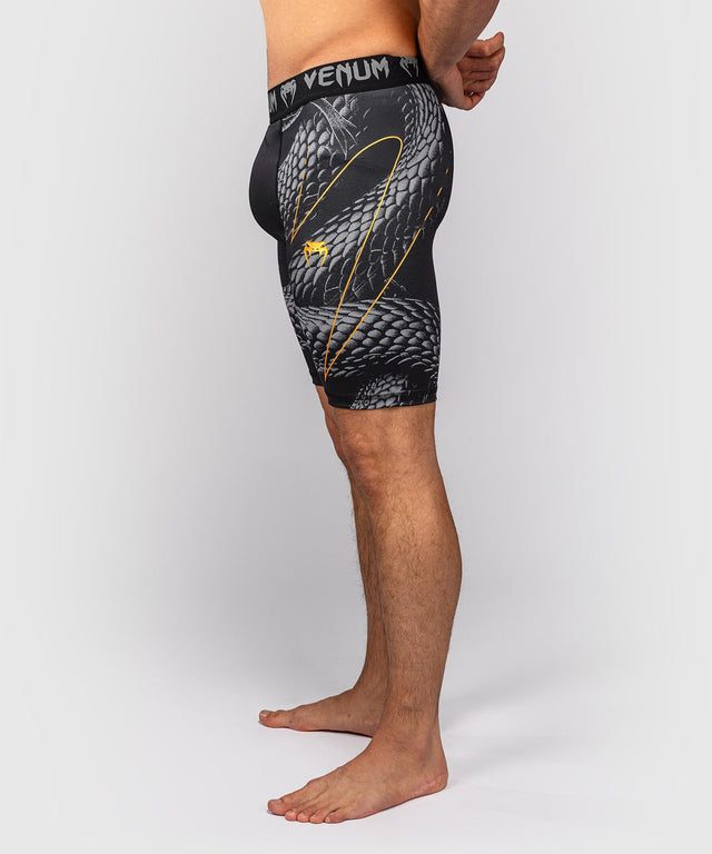 Shorts de compression Venum Matupa – Noir/Gris/Or