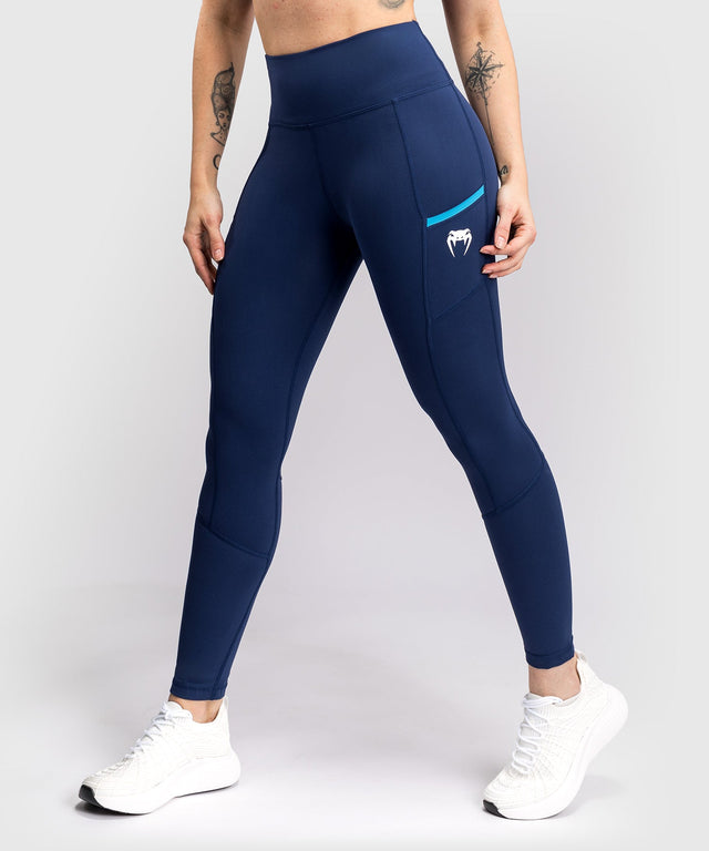 Venum x Top Rank Original Legging Dames - Marineblauw