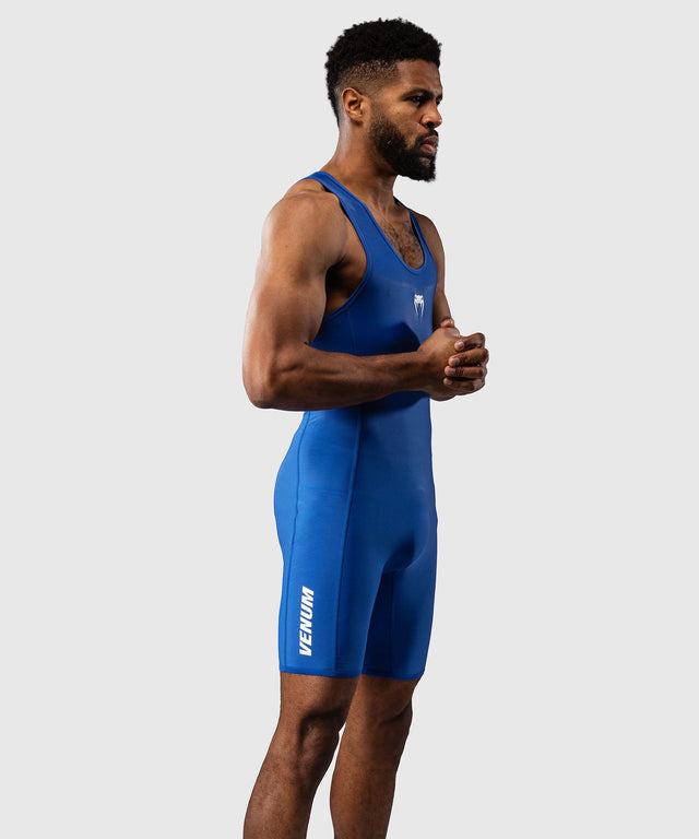 Singlet de lucha Venum Challenger – Azul