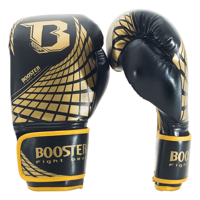 Guantes de boxeo Booster BFG Cube – Negro/Oro