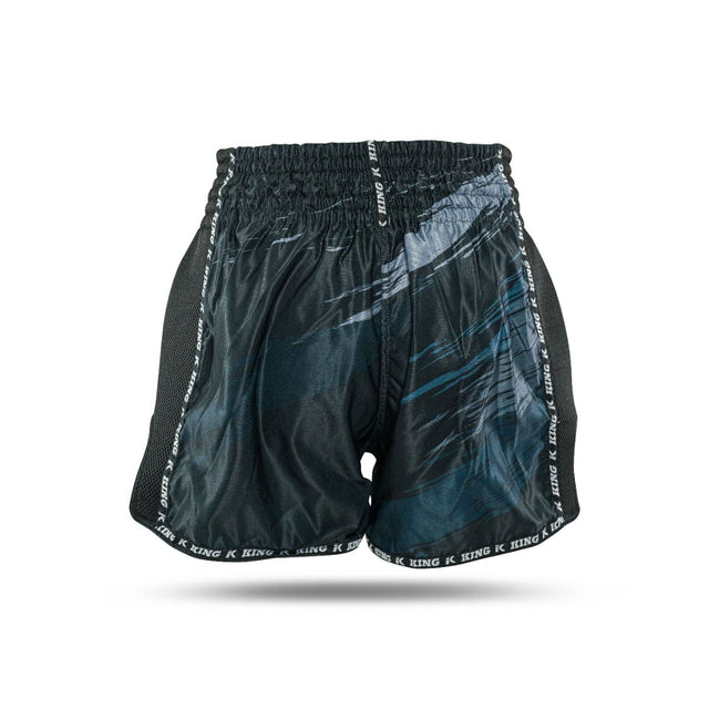 King Pro Boxing Kickbox-Shorts Storm – Schwarz/Grau