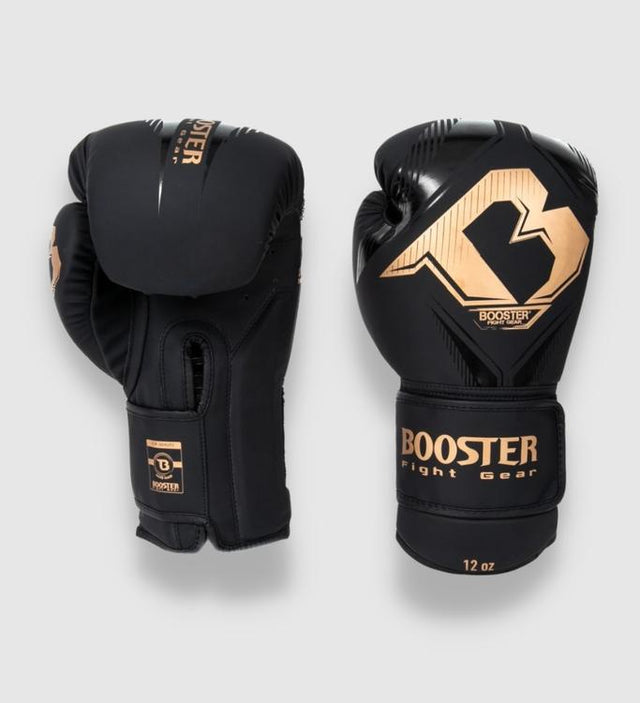 Guantes de boxeo Booster Bangkok – Negro/Oro