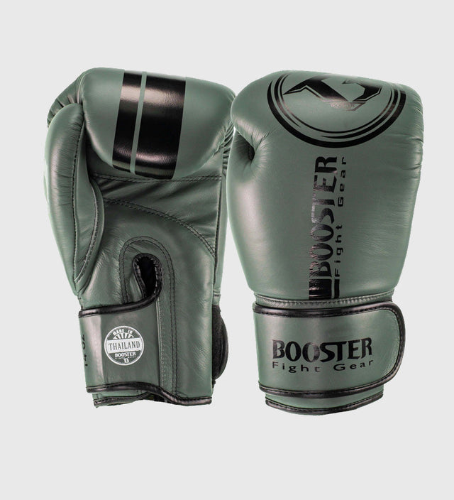Guantoni da boxe Booster Dominance – Verde militare/Nero