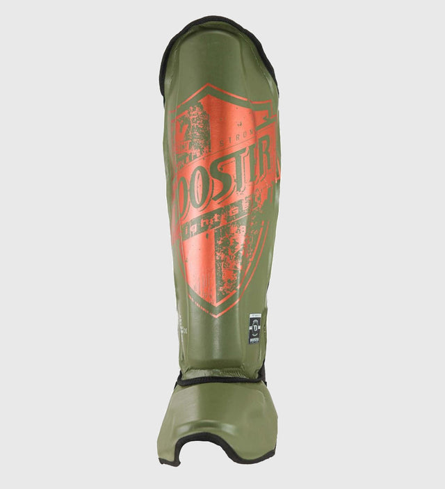 Booster Kickboks Scheenbeschermers Pro Shield - Groen/Oranje - Scheenbeschermers