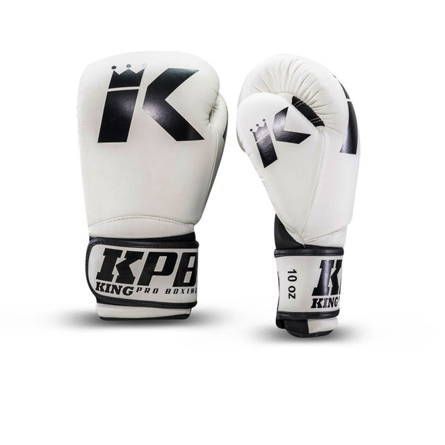 King Pro Boxing Boxhandschuhe BGK1 – Weiß/Schwarz