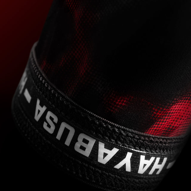Hayabusa x UFC BJJ-Kompressionsshorts – Schwarz/Rot