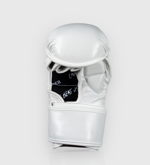 Guantes de MMA Caged 'X Series' Sparring – Blanco/Blanco