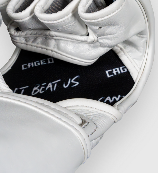 Guantes de MMA Caged 'X Series' Sparring – Blanco/Blanco