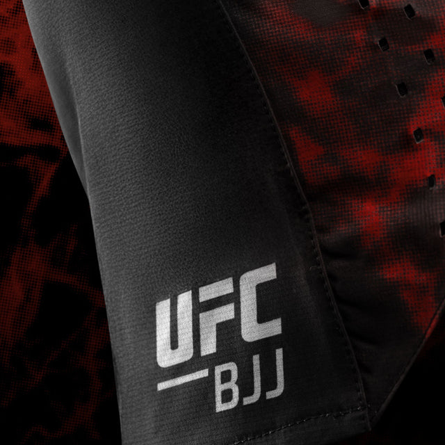 Pantaloncini BJJ Hayabusa x UFC da donna – Nero/Rosso