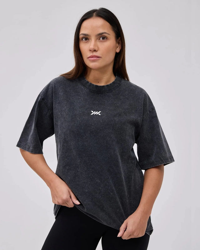 Caged Classic T-shirt - Washed Nero