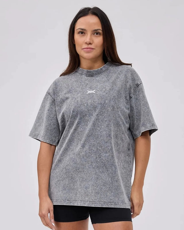 Caged Classic T-Shirt – Washed Grau