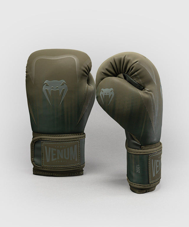 Guantes de boxeo Venum Stealth – Caqui/Verde oscuro