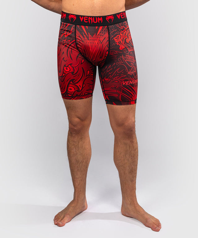 Venum Kompressionsshorts Wolf Atak – Schwarz/Rot