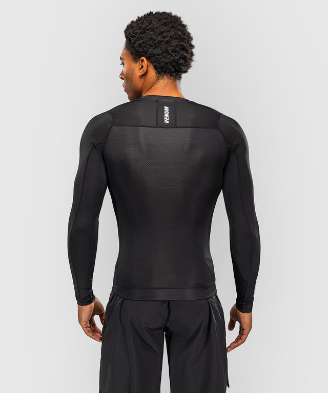 Venum Rashguard G-Fit Scale Lange Mouwen - Zwart