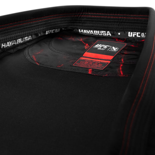 Kimono de BJJ Hayabusa x UFC Lightweight para mujer – Negro