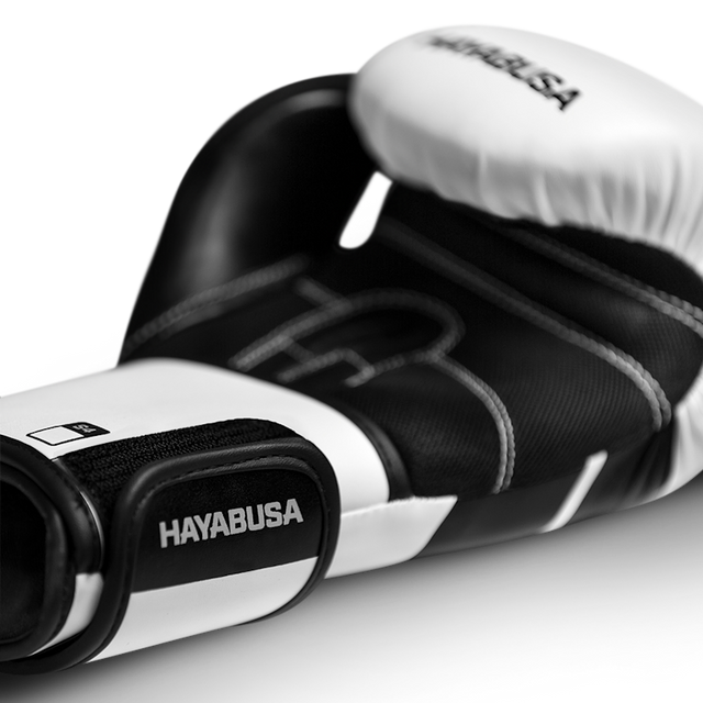Gants de boxe Hayabusa S4 – Blanc/Noir