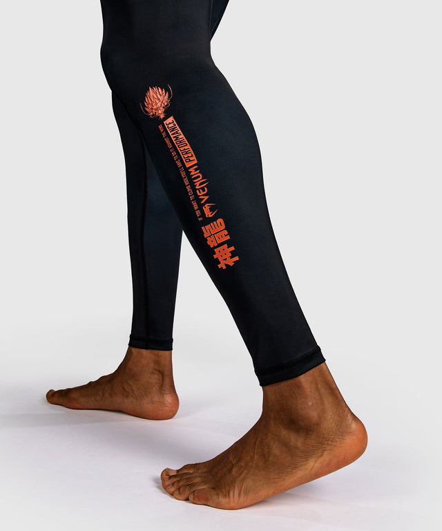 Venum Kompressionsshorts Thunder Dragon – Schwarz/Grau/Kupfer
