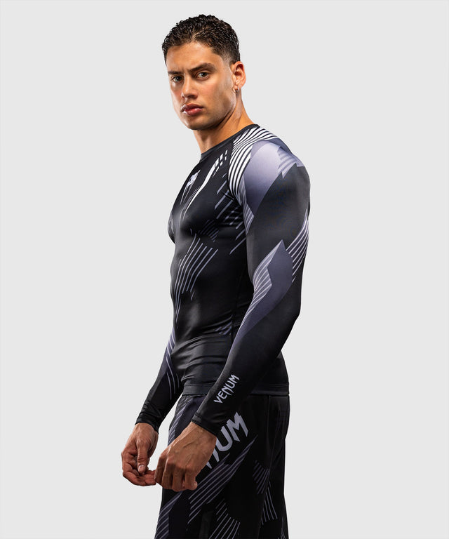Venum Rashguard No-Gi 6.0 Long Sleeves – Black/White