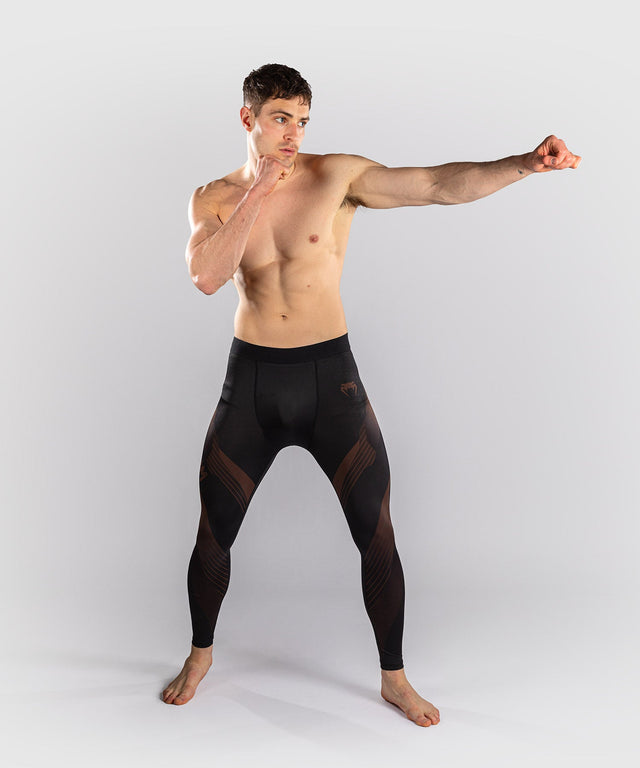 Shorts de compression Venum No-Gi 6.0 – Noir/Marron