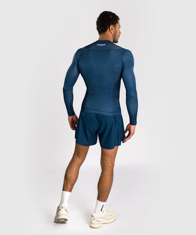 Venum No Gi Rashguard Lange Ärmel – Blau