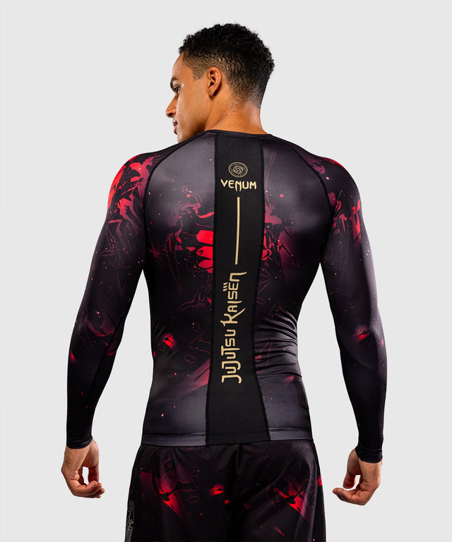 Rashguard Venum x Jujutsu Kaisen Itadori Manches longues – Noir/Rouge
