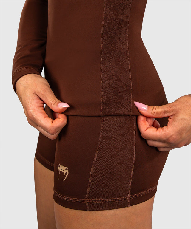 Rashguard Venum Viper Manches Longues Femme – Marron