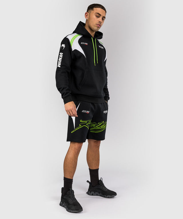 Pantalones de Venum x Bud Racing – Negro/Blanco/Verde lima