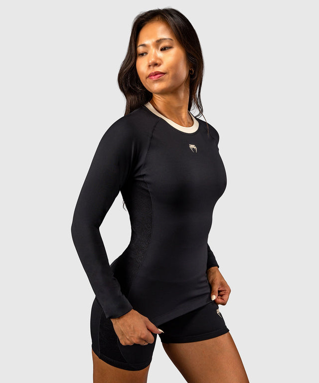Rashguard Venum Viper Manches Longues Femme – Noir