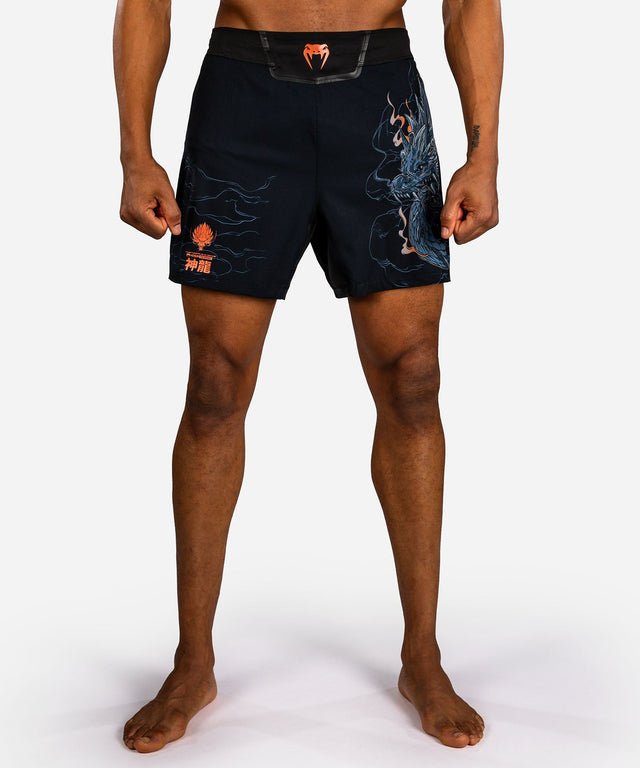 Venum MMA Shorts Thunder Dragon – Black/Grey/Copper