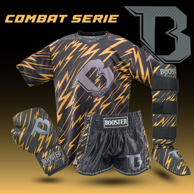 T-shirt Booster Combat Series Bambini – Nero