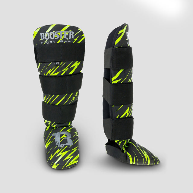 Espinilleras Booster Combat Series 5 Niños – Negro