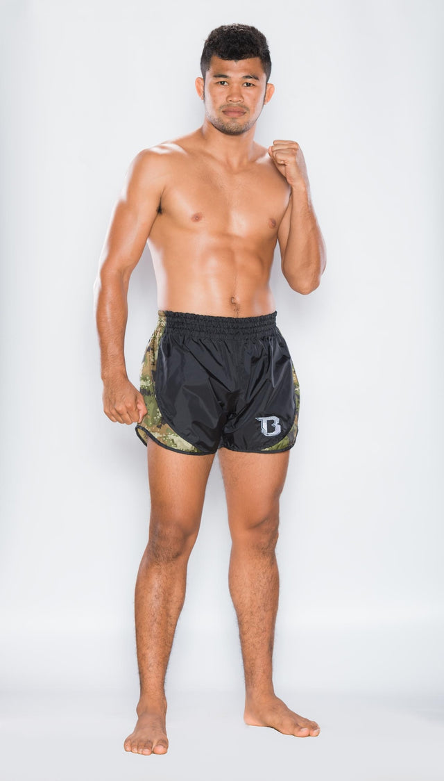 Shorts de Muay Thai Booster Retro Hybrid – Vert