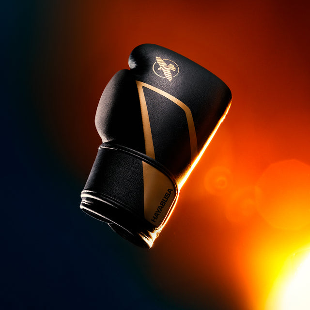 Guantes de boxeo Hayabusa E1 – Negro/Oro