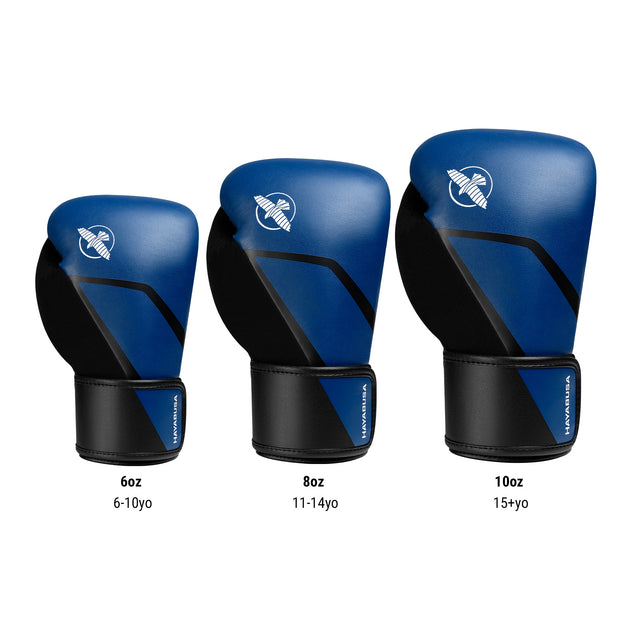 Hayabusa Boxhandschuhe E1 Kinder – Blau/Schwarz