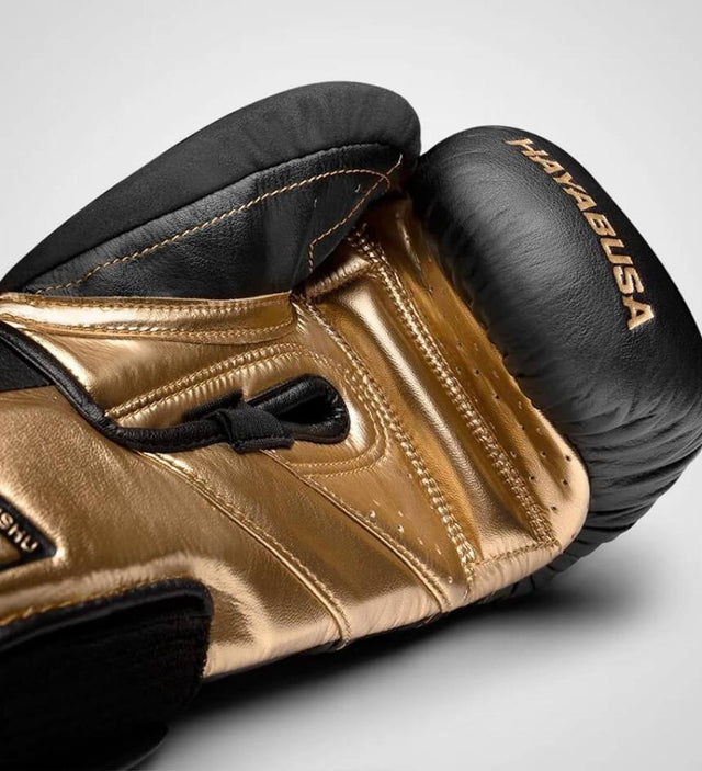 Hayabusa Boxhandschuhe T3 – Schwarz/Gold – Boxhandschuhe