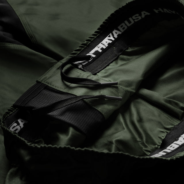 Shorts de MMA Hayabusa Apex Long – Vert tactique
