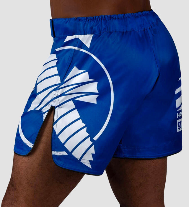 Shorts de MMA Hayabusa Icon – Bleu/Blanc