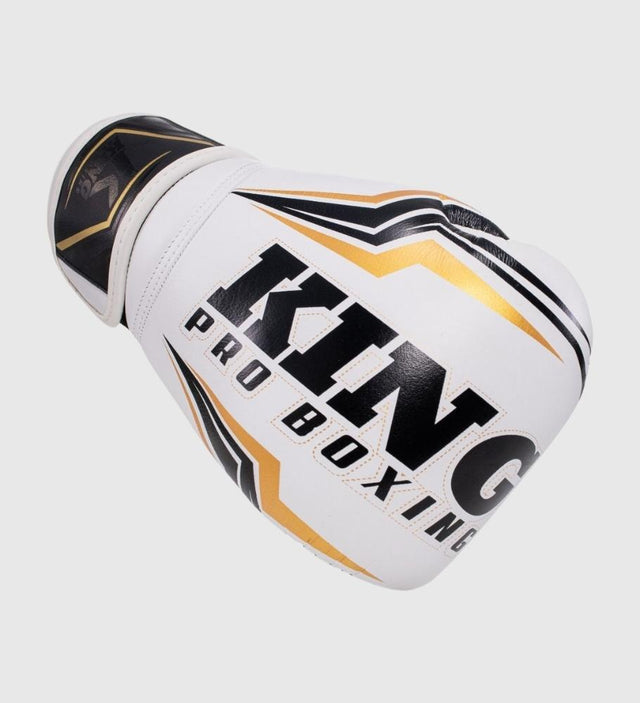 Gants de boxe King Thor – Blanc/Noir/Or