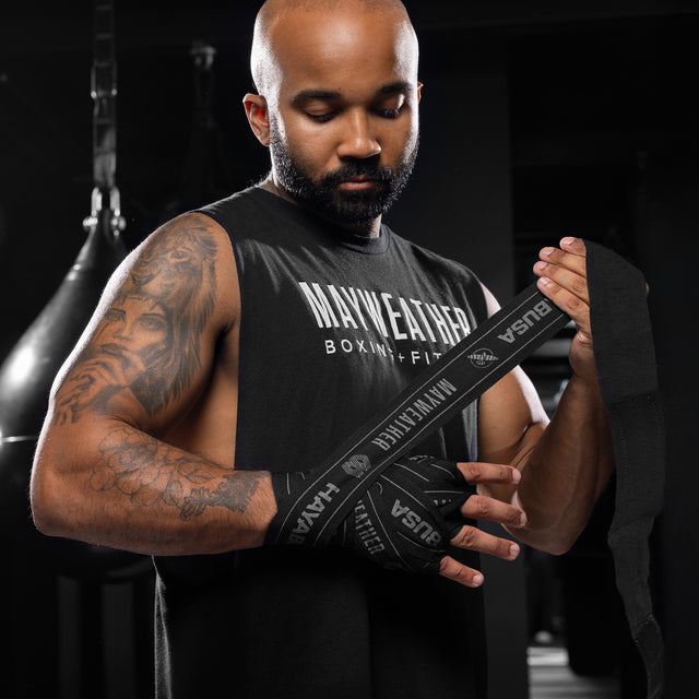 Hayabusa x Mayweather Bandagen Stretch – Schwarz/Grau