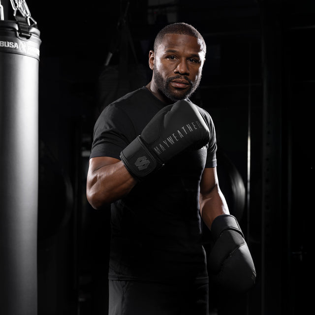 Hayabusa x Mayweather Boxhandschuhe Champ – Schwarz/Schwarz
