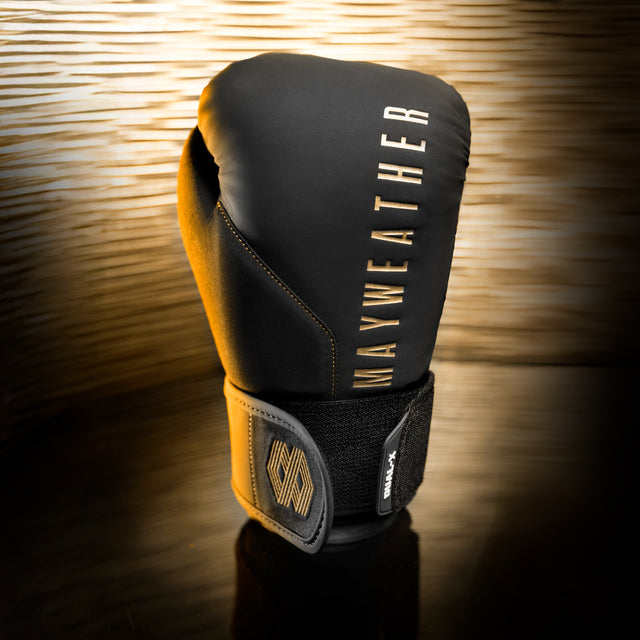 Hayabusa x Mayweather Boxhandschuhe Champ – Schwarz/Gold