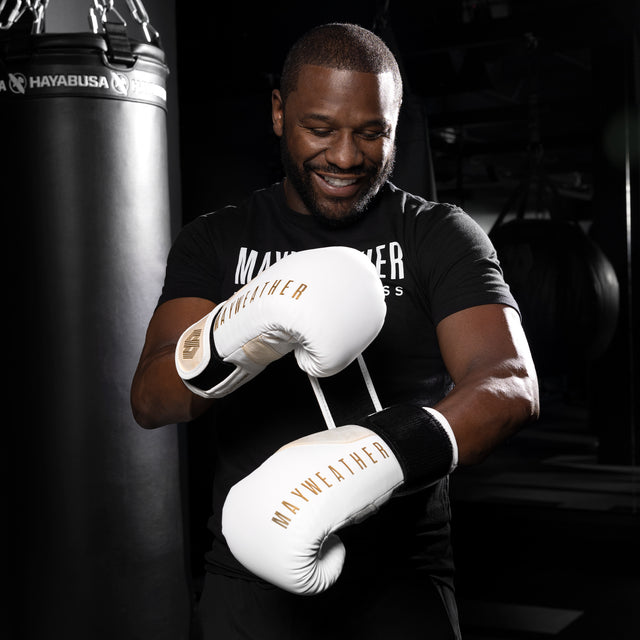 Guantoni da boxe Hayabusa x Mayweather Champ – Bianco/Oro