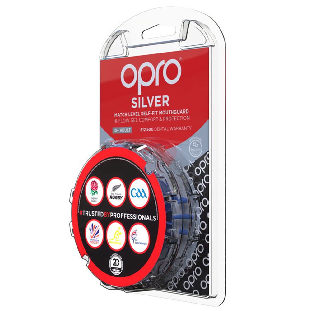 Opro Bitje Self-Fit ’Silver’ - Blauw - Gebitsbeschermers