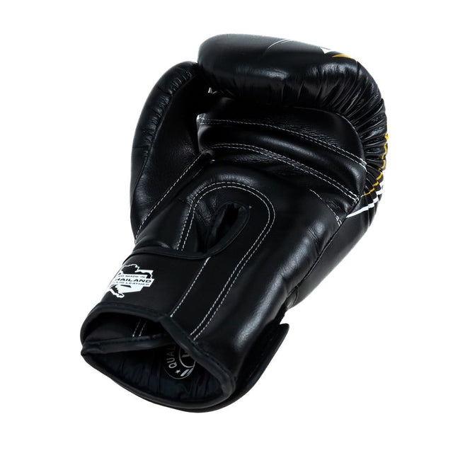 King Pro Boxing Boxhandschuhe BG Spartan – Schwarz/Gelb